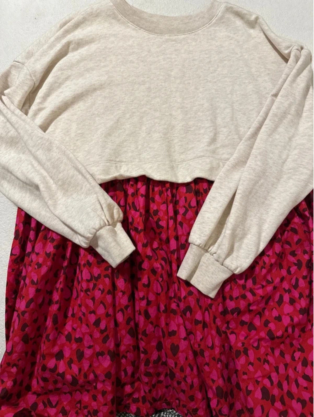 Perfect Condition Gap Kids Cotton Sweater Heart Swing Dress L